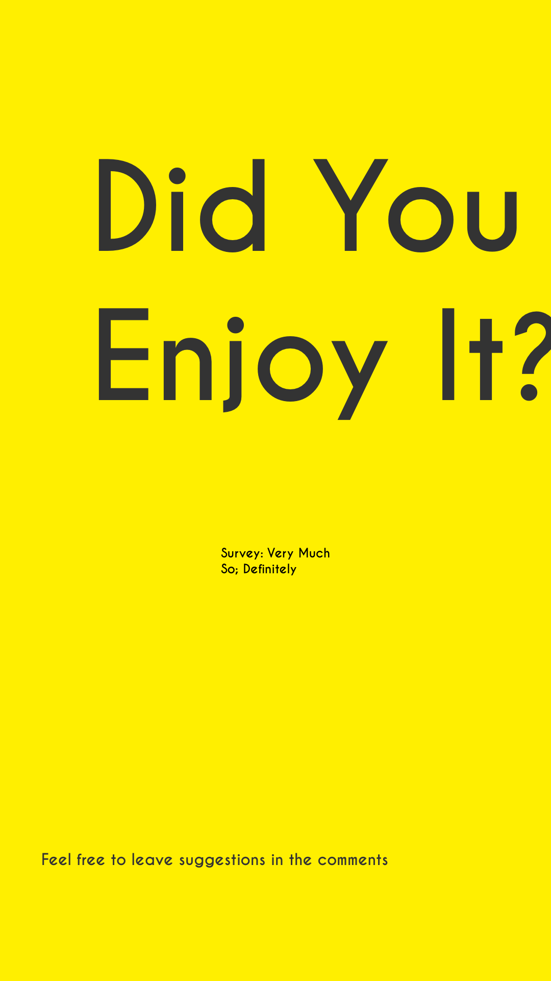 Instagram story template for design Jolly Olly. Interactive portion asking viewers about their opinions.