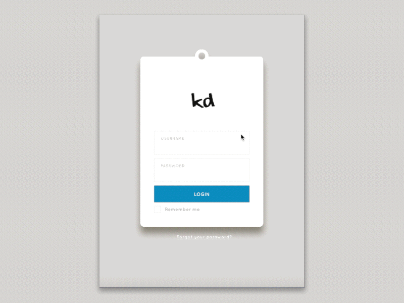 Login to Sketch. A design of a sign in form made with SketchApp and PrincipleApp